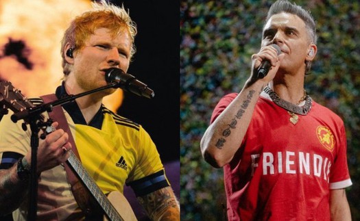 Ed Sheeran đồng cảm với Robbie Williams, anh bắt đầu chiến đấu chống lại rượu và ma túy