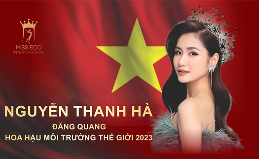 Nguyễn Thanh Hà đăng quang Miss Eco International 2023