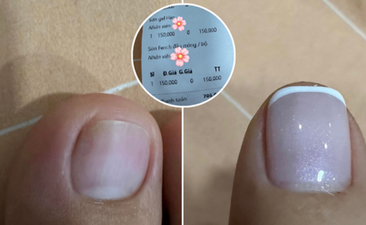 Nữ nhân chia sẻ bộ nail giá 700k, netizen tức dùm: “Về quê làm có khi lại đẹp hơn!”