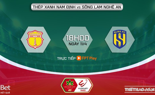 Nhận định, soi kèo Nam Định vs SLNA (18h00, 11/4), vòng 6 Night Wolf V-League 2023