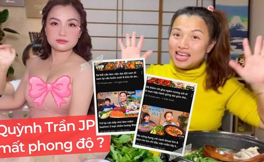 Quỳnh Trần JP đang dần mất phong độ: Gần 4 tháng chưa có clip triệu view, đổi hướng bắt trend biến hình hậu “dao kéo” nhưng cũng không khá hơn là bao