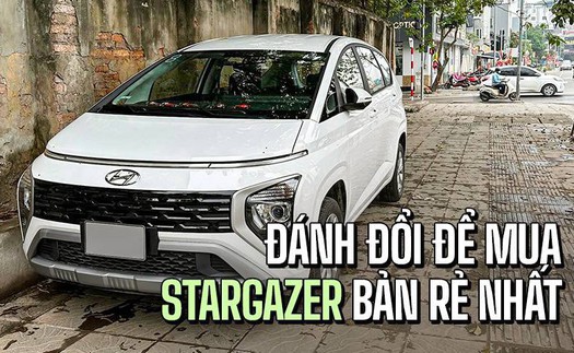 Vội mua Hyundai Stargazer bản rẻ nhất giảm gần 100 triệu đồng, chủ xe nói: 'Phải hy sinh nhiều thứ'