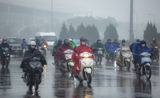 Thời tiết 12/4: Bắc Bộ có mưa phùn, sáng sớm và đêm trời lạnh