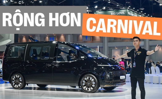 Tôi ngồi thử Hyundai Staria: Thiết kế dị, rộng hơn hẳn Carnival, có 11 ghế nhưng ngồi đều sướng