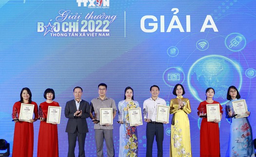 Giải thưởng Báo chí TTXVN 2022: Khẳng định vai trò của cơ quan Thông tấn Quốc gia