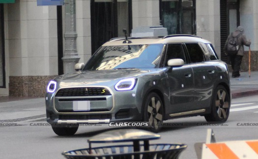 MINI Countryman 2024 chạy trên đường không thèm ngụy trang, để lộ thiết kế mới có điểm giống 'vua địa hình' Defender