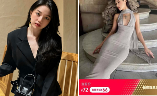 Brand của Linh Ngọc Đàm bị shop Taobao 'trộm' thiết kế: Bê nguyên ảnh mẫu đi quảng cáo, còn bán giá rẻ hơn gấp 10 lần