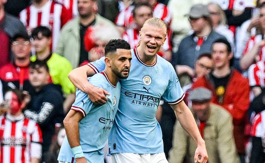 Mahrez lập hat-trick hủy diệt ở FA Cup, Man City gửi thông điệp thách thức tới Arsenal và MU