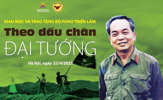 Triển lãm thơ diễn ca lịch sử 'Theo dấu chân Đại tướng'