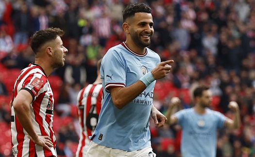 Cộng đồng mạng phát cuồng trước cú hat-trick của Mahrez ở bán kết FA Cup