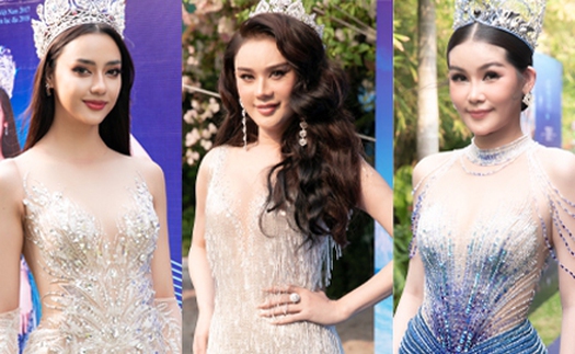 Miss Universe Thailand xinh nổi bật, Lâm Khánh Chi lạ lẫm bên dàn mỹ nhân chuyển giới đọ đường cong với trang phục cắt xẻ táo bạo