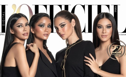 H'Hen Niê, Kim Duyên đọ dáng bên Miss Universe Catriona Gray, nhan sắc ra sao mà khiến netizen trầm trồ? 