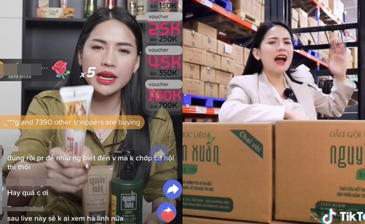 Võ Hà Linh livestream bán dầu gội giá gây sốc: Ai đang được hưởng lợi nhiều nhất từ vụ này?