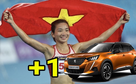 Giành 3 HCV SEA Games, Nguyễn Thị Oanh được tặng Peugeot 2008 GT-Line gần 1 tỷ đồng, THACO Auto nói sẽ trao tận tay