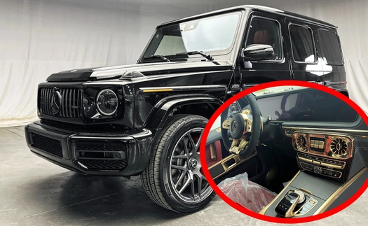 Vừa nhận xe từ đại lý, đại gia Hà Nội chi 700 triệu mang Mercedes-AMG G 63 phiên bản đặc biệt giá gần 13 tỷ đi mạ vàng