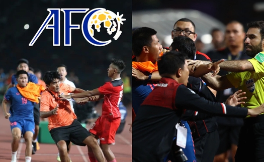 Xác định án phạt của AFC với Thái Lan và Indonesia sau màn ẩu đả ở chung kết SEA Games