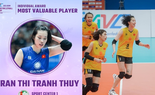 Thanh Thúy như 'máy ghi điểm', là VĐV xuất sắc nhất trận thắng lịch sử của Việt Nam trước Thái Lan