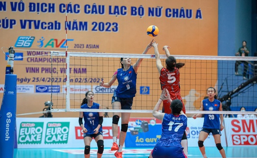 Link xem trực tiếp bóng chuyền nữ Việt Nam vs Thái Lan (19h30, 2/5), CK Cúp các CLB châu Á