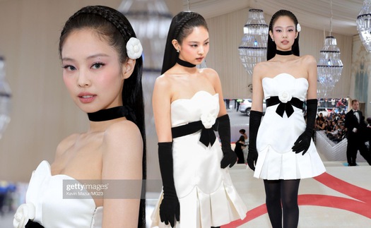 Kim Jennie xuất hiện nổi bật tại Met Gala, dự là "công chúa hoa trà" sẽ đưa 1 trend cũ hot trở lại