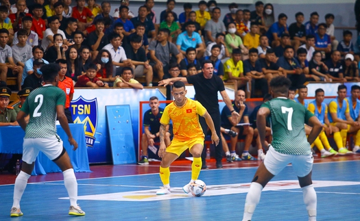 Văn Ý ngồi ngoài, futsal Việt Nam vẫn thắng đậm Quần đảo Solomon