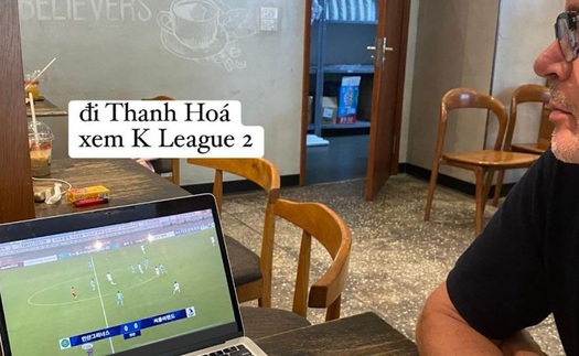 HLV Troussier đến Thanh Hóa xem V-League, không quên theo dõi Văn Toàn ở Hàn Quốc