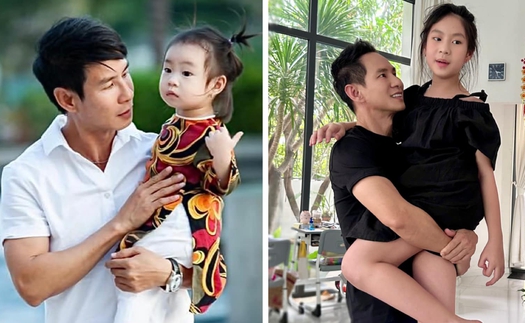 Từng sợ con lớn chỉ cao nhất 1m50, bà xã Lý Hải ngỡ ngàng khi con gái mới 10 tuổi đã cao gần bằng mẹ, chân dài miên man