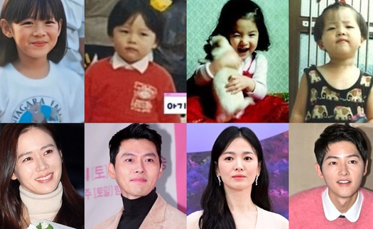 Hé lộ ảnh thơ ấu của loạt diễn viên đình đám xứ Hàn: Song Hye Kyo - Son Ye Jin xinh xắn từ bé, bất ngờ nhất là Hyun Bin 