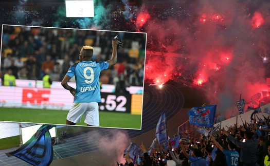 Napoli vô địch Serie A sớm 5 vòng, CĐV tràn xuống sân ăn mừng cuồng nhiệt 