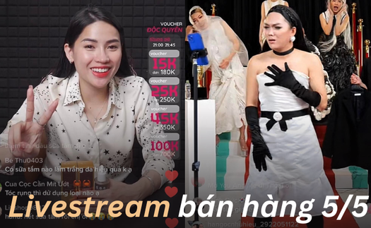 Tình hình livestream 5/5 của các 'chiến thần': Võ Hà Linh giảm mắt xem 7 lần, Phạm Thoại cosplay Jennie 'chốt đơn' đến 2 giờ sáng