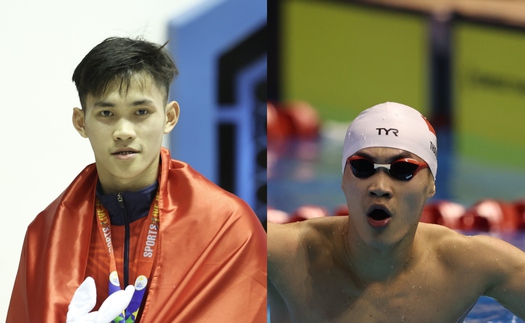 Kình ngư Việt Nam xúc động nói tặng HCV cho người bà quá cố sau khi tạo địa chấn ở SEA Games 