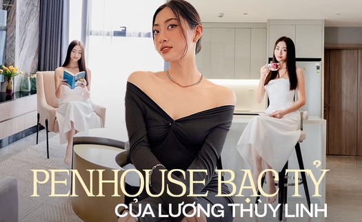 Bên trong penthouse 21 tỷ của Lương Thùy Linh: Sang chảnh từng centimet, nhìn riêng góc bếp đủ biết độ giàu của chủ nhân