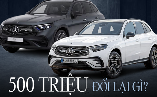 Mua Mercedes GLC 300 hay lấy bản base tiết kiệm 500 triệu đồng, bảng so sánh chi tiết này sẽ giúp bạn lựa chọn dễ dàng hơn