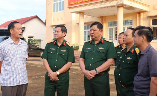 
Vụ dùng súng tấn công tại Đắk Lắk: Đoàn công tác Bộ Quốc phòng kiểm tra hiện trường vụ việc