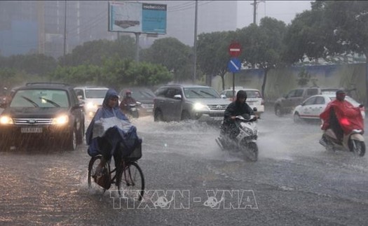 Bắc Bộ tăng nhiệt, chiều tối mưa rào và dông