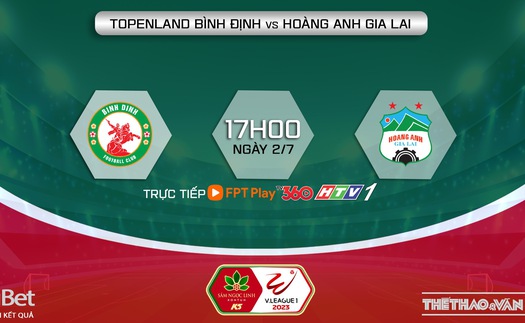 Nhận định, soi kèo Bình Định vs HAGL (17h00, 2/7), vòng 13 V-League 2023