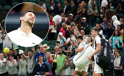 Djokovic 'khổ chiến' trong trận thứ 100 ở Wimbledon, chưa thể đi tiếp vì lý do đặc biệt