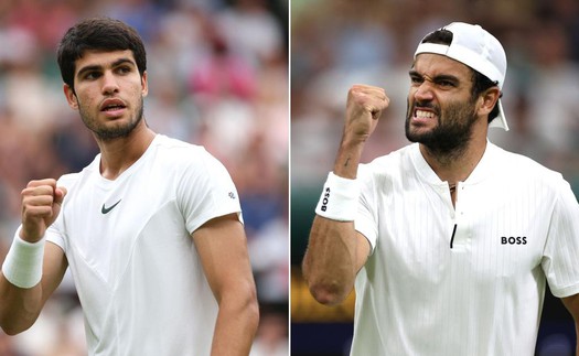 Lịch thi đấu Wimbledon hôm nay 10/7: Đại chiến Alcaraz vs Berrettini