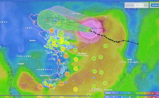 Ứng phó với bão số 1: Chiều 17/7, Bắc vịnh Bắc Bộ có gió mạnh dần lên cấp 6-7