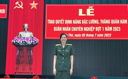 'Tiên cá' Ánh Viên khoe việc trở thành trung tá trẻ nhất Việt Nam, màn 'Flex' khiến ai cũng nể phục