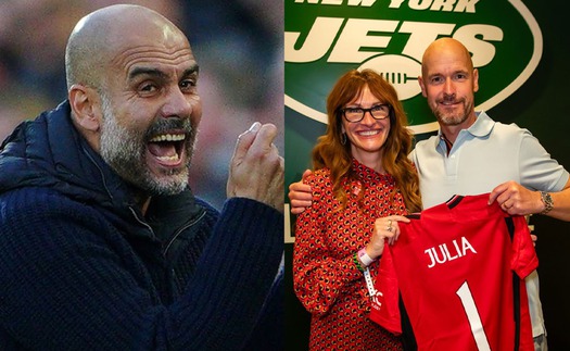 Julia Roberts vui vẻ với cầu thủ MU, fan lại gọi tên Guardiola