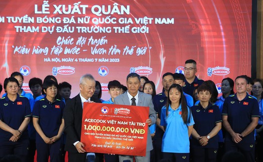 Tuyển nữ Việt Nam xuất quân dự World Cup: Thêm 1 tỷ đồng tiền thưởng