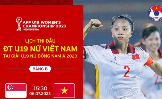 Kết quả bóng đá U19 nữ Đông Nam Á 2023 mới nhất