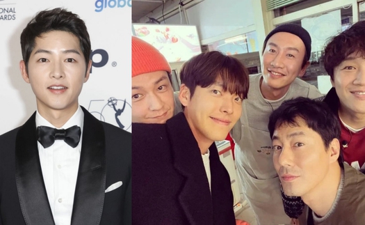 Rộ tin Song Joong Ki nghỉ chơi với hội bạn tân Lee Kwang Soo, Kim Woo Bin