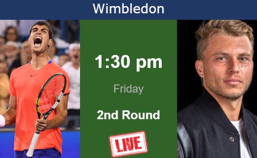 Link xem trực tiếp Alcaraz vs Muller, Wimbledon 2023 vòng 2