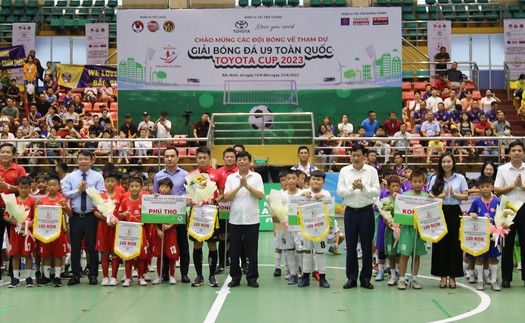 Khai mạc giải bóng đá U9 toàn quốc Toyota Cup 2023