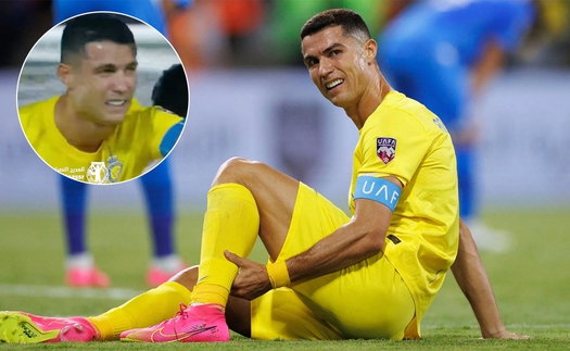 Ronaldo bật khóc vì chấn thương sau khi giúp Al Nassr vô địch 'Cúp C1 Ả rập'