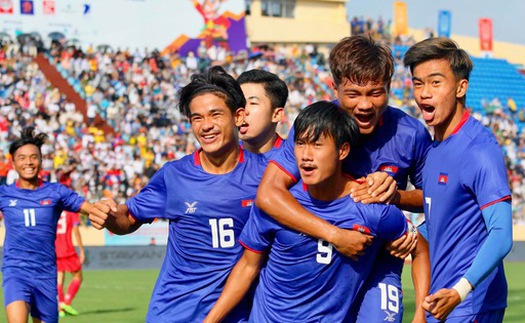 KẾT QUẢ bóng đá U23 Campuchia 5-0 Brunei (Kết thúc)