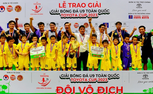 CLB Hà Nội vô địch giải bóng đá U9 toàn quốc Toyota Cup 2023