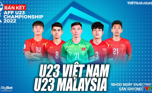 Nhận định bóng đá U23 Việt Nam vs U23 Malaysia, bán kết U23 Đông Nam Á (16h00, 24/8)  