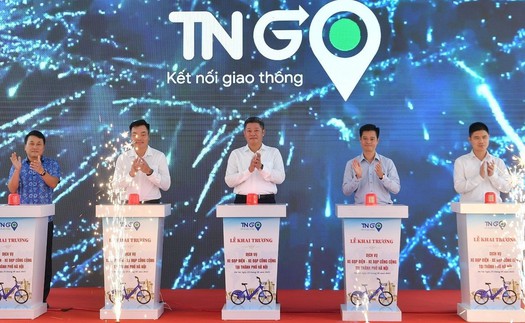 500 xe đạp điện công cộng cho thuê đầu tiên ở Hà Nội